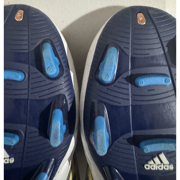 Addidas Predator Cleats Size 13 US White Blue And Yellow No Box main image 13